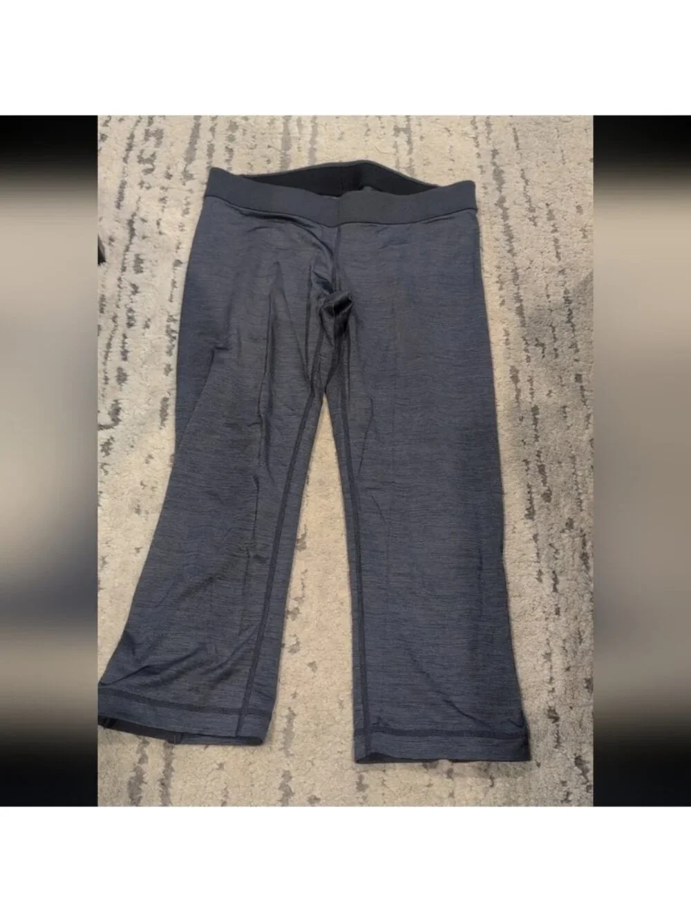 Rare Lululemon Kick Start Crops Graphite Grey